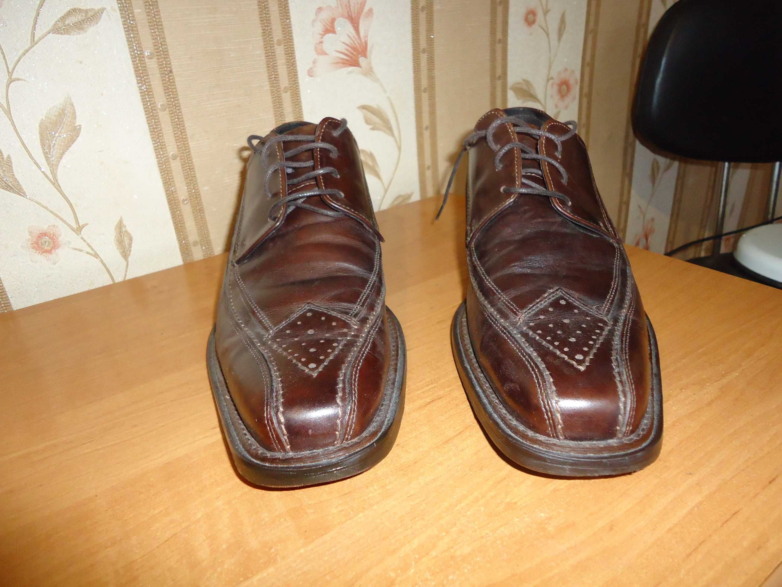 Мужские, кожаные туфли VARESE, размер 43(29)