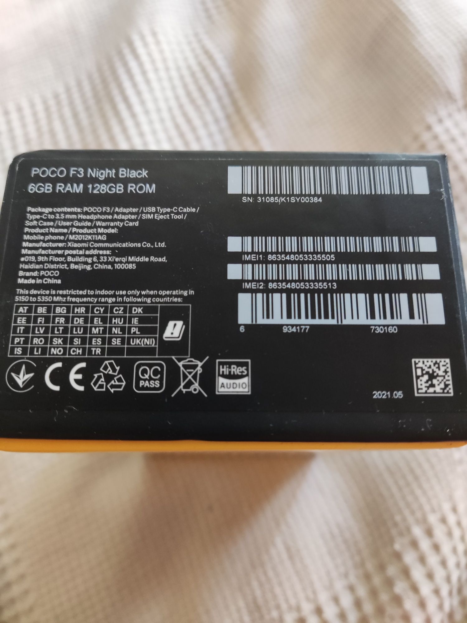 Poco F3 6/128 Snapdragon 870