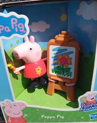 NOWA Świnka Peppa Pig obraz sztaluga figurka Słodki Zestaw Oryginale