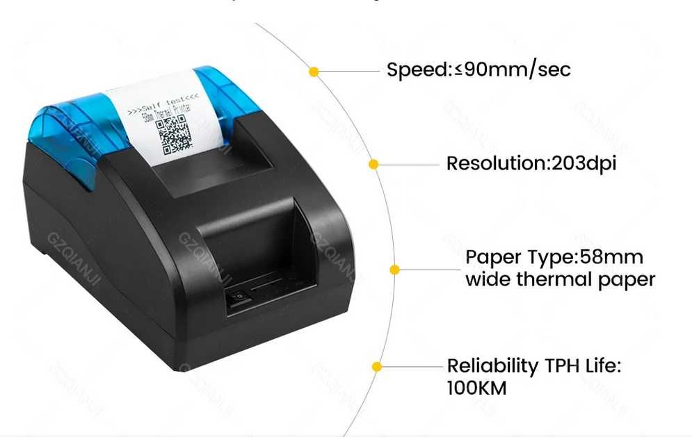 NOVA !! Impressora Termica POS 58mm/ Windows / Android / IOS