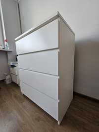 Malm Ikea komoda 4 szuflady biała