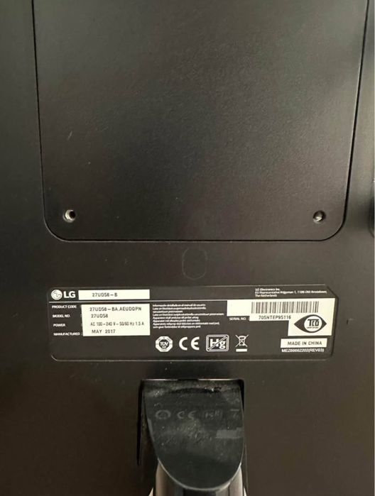 Monitor LG 4K 27” - pouco utilizado