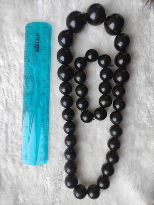 Korale drewniane góralskie zakopiańskie plus bransoletka