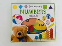 First Learning NUMBERS nauka liczenia ANGIELSKI układanka Montessori