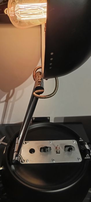 Lampa stojąca Edison,retro,loft,industrialna,vintage,rękodzieło