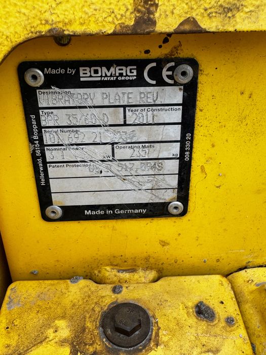 Zagęszczarka Bomag 35/60D