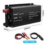 Інвертор Foval 2200W Оригінал перетворювач напруги 12/220 чистий синус