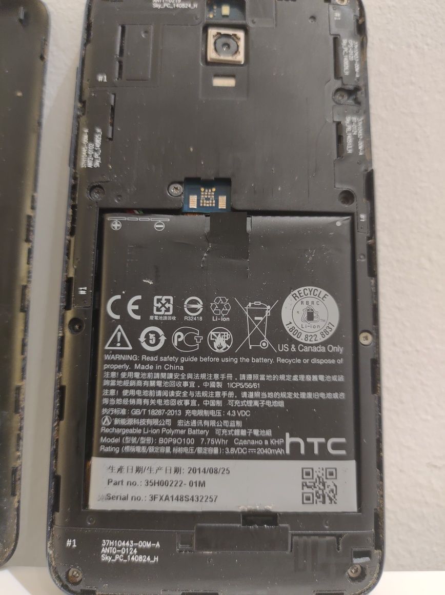 HTC Desire 610 niebieski granatowy smartfon na części z baterią