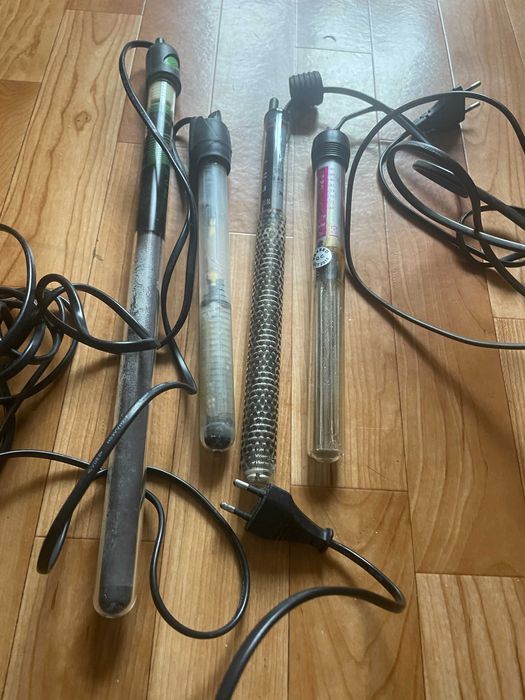 Обігрівачи нагреватели Tetratec Aquael для акваріума на запчастини