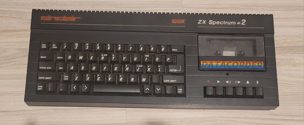 ZX Spectrum +2A 128 + zasilacz +kasety