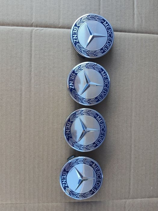 Dekielki Zaślepki kołpaki Felg Mercedes Orginalne 70mm na 75mm