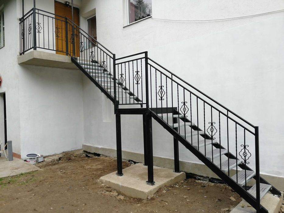 Schody metalowe cynkowane