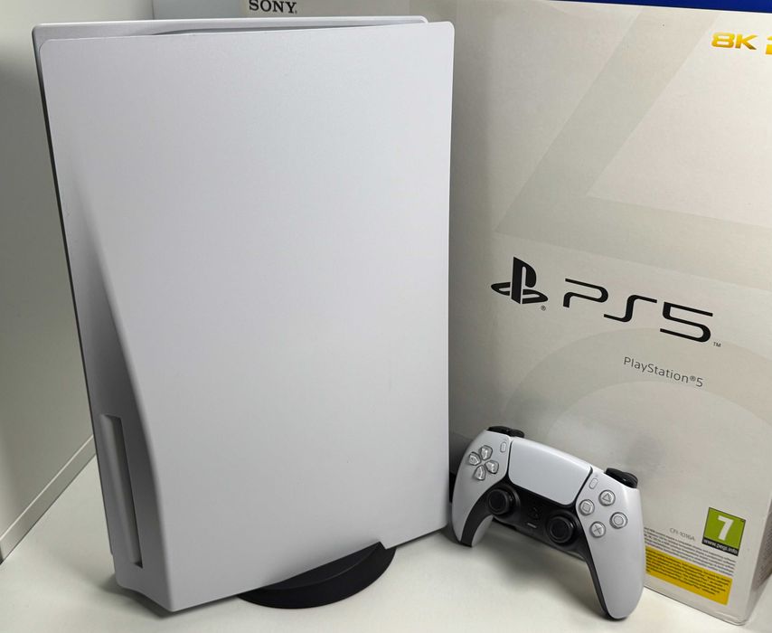 Konsola PlayStation 5 PS5 825GB z Padem Napędem Super Stan Gwarancja