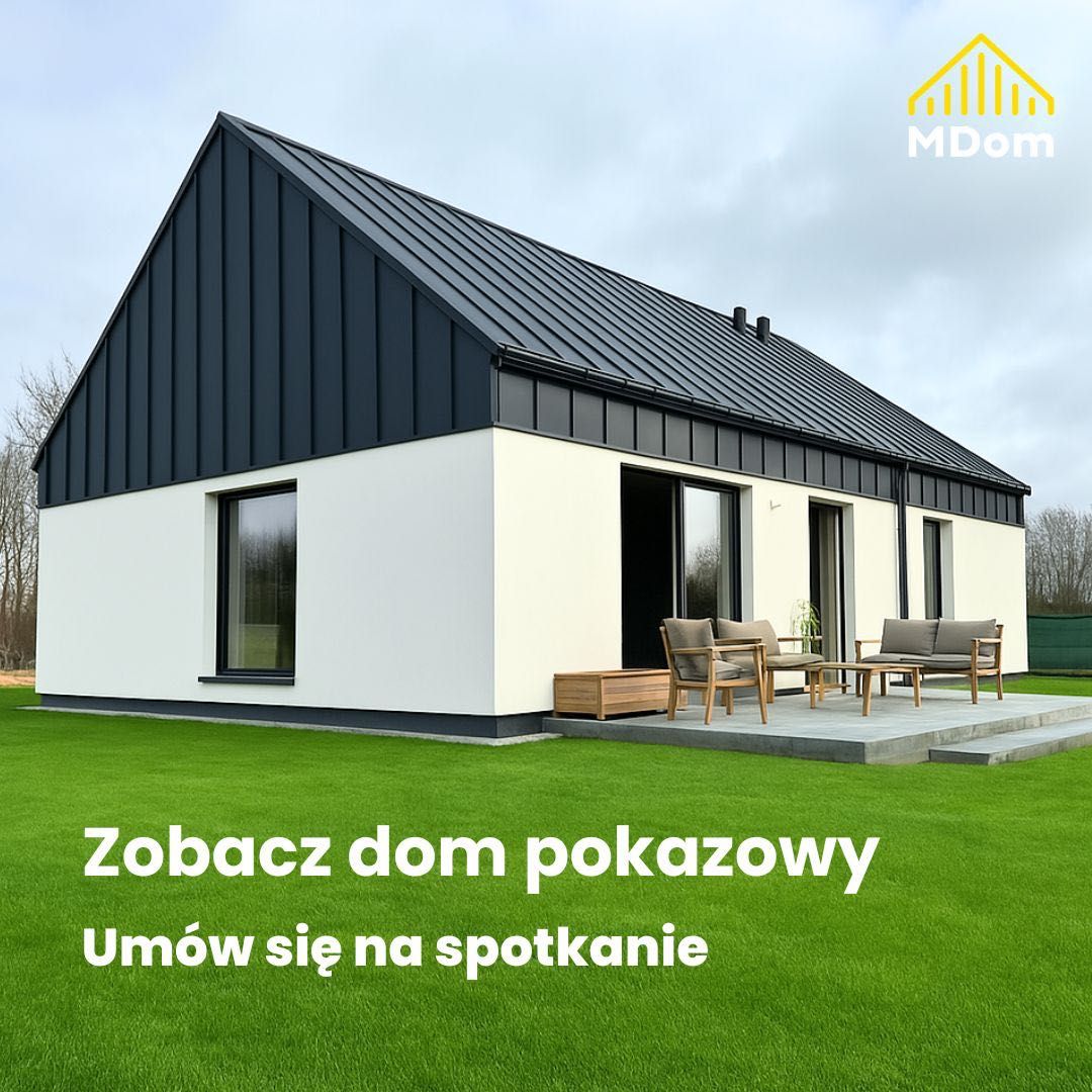 MDom - murowane bezpieczeństwo. Dom parterowy na Twojej działce!
