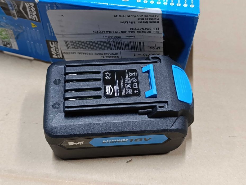 Akumulator bateria do kosiarki narzędzi 5.0Ah Macallister MBAP1850