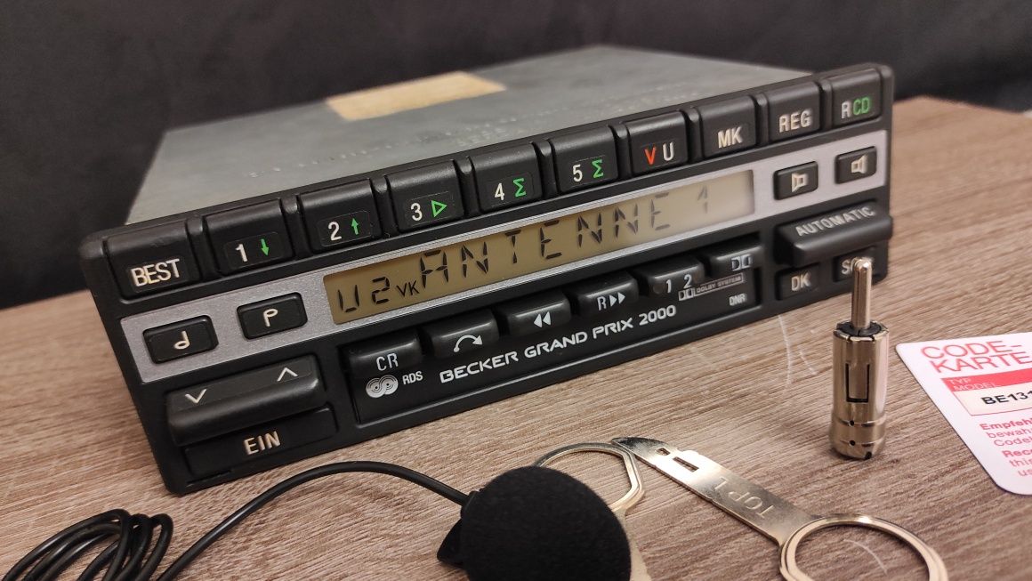 Radio Becker Grand Prix 2000 MERCEDES R107 W126 W201 R129 W140 W124 W1