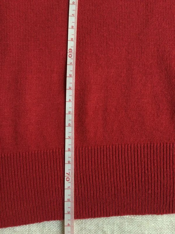 Letni jedwabny malinowy sweter Solar M/L