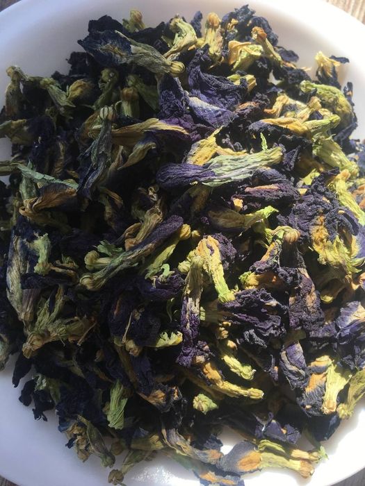 Синий тайский (тайландский) травяной чай без кофеина Анчан