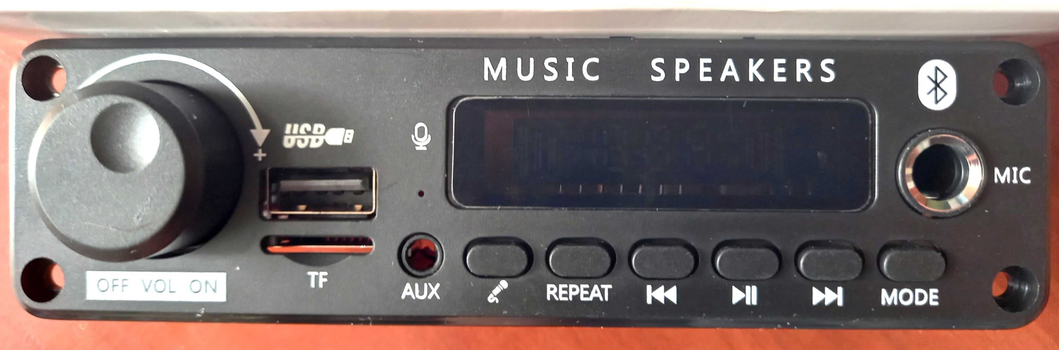 модуль Bluetooth MP3/ Fm, USB,  TF, Audio з підсилювачем 50Wx2