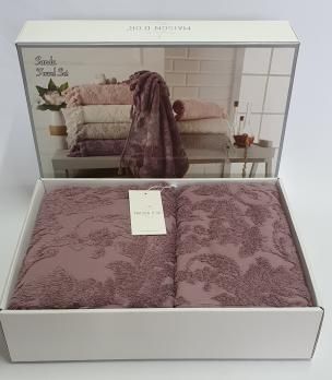 Полотенца Maison D'or Sanda махра жаккард с кисточками