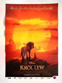 Plakat filmowy oryginalny - Król Lew