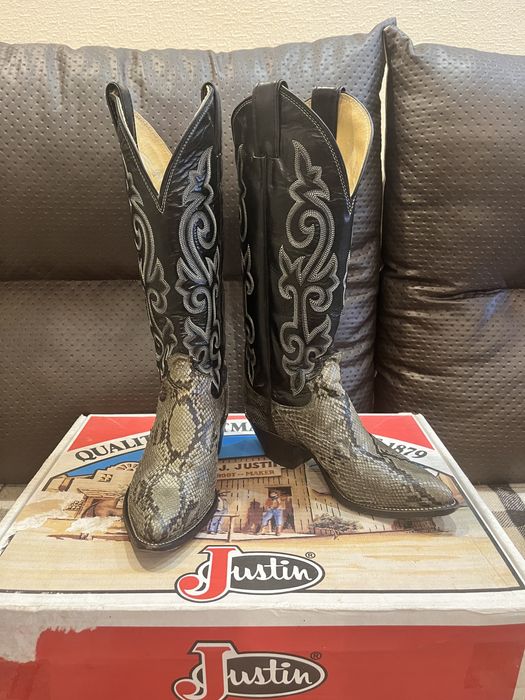 Настоящие ковбойские сапоги Justin
