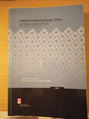 Direito Processual Civil - Acção Executiva - Elementos de Estudo