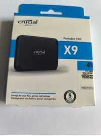 Fabrycznie nowy dysk zewnetrzny CRUCIAL X9 4TB SSD