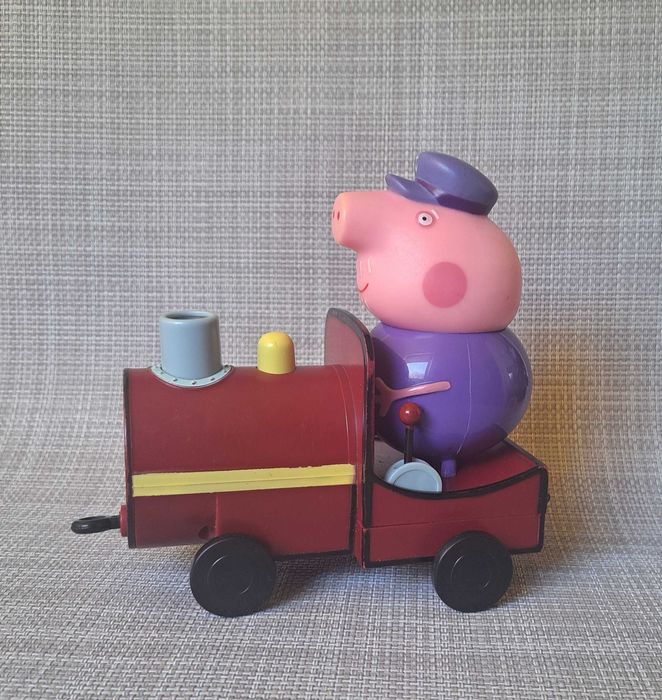 Zabawka pociąg Dziadka Świnka Peppa