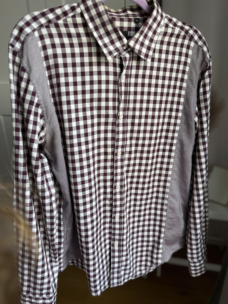 Koszula meska z dlugim rekawem w krate oryginalna slim fit Hugo Boss