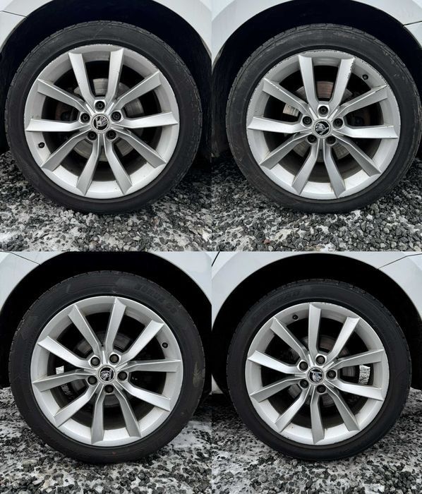 Комплект дисків з гумою диски R18 5x112 8j et44 Skoda Volkswagen Audi