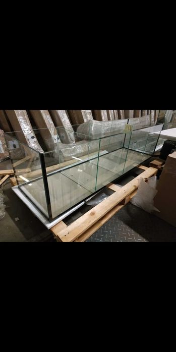 Аквариум для раков 375л 4 секции 150-50-50см 10мм ПРОДАЖА ИЗГОТОВДЕНИЕ