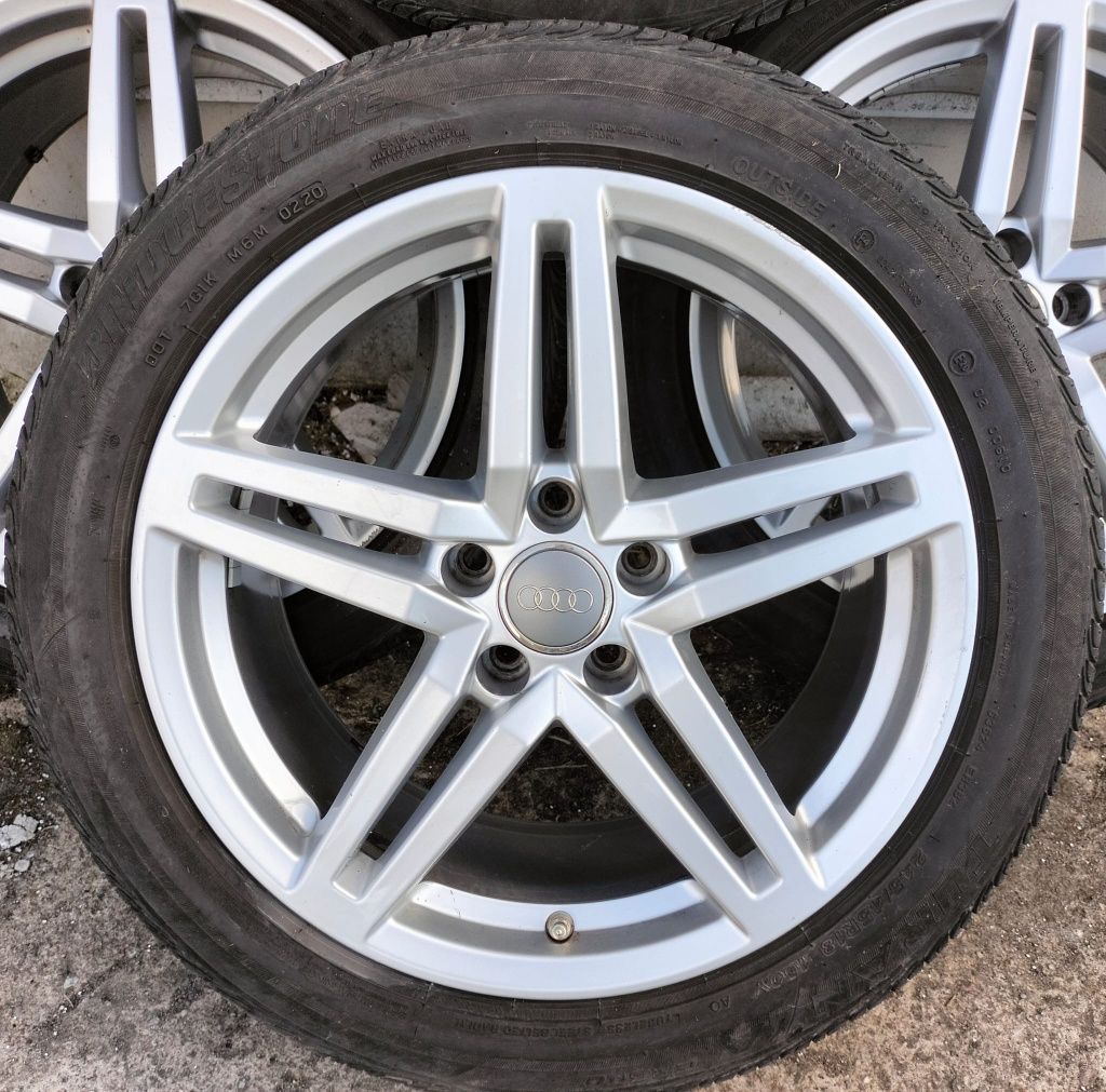 Felgi z oponami Audi A4 A6 A8 8x18 ET39 5x112