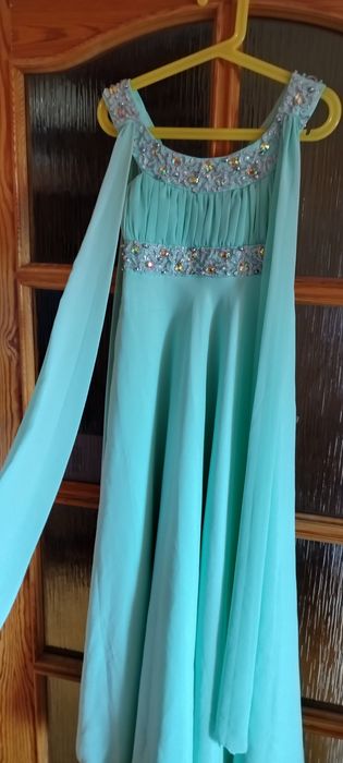 Sukienka dziewczęca balowa weselna druhny 10 lat / 140 cm