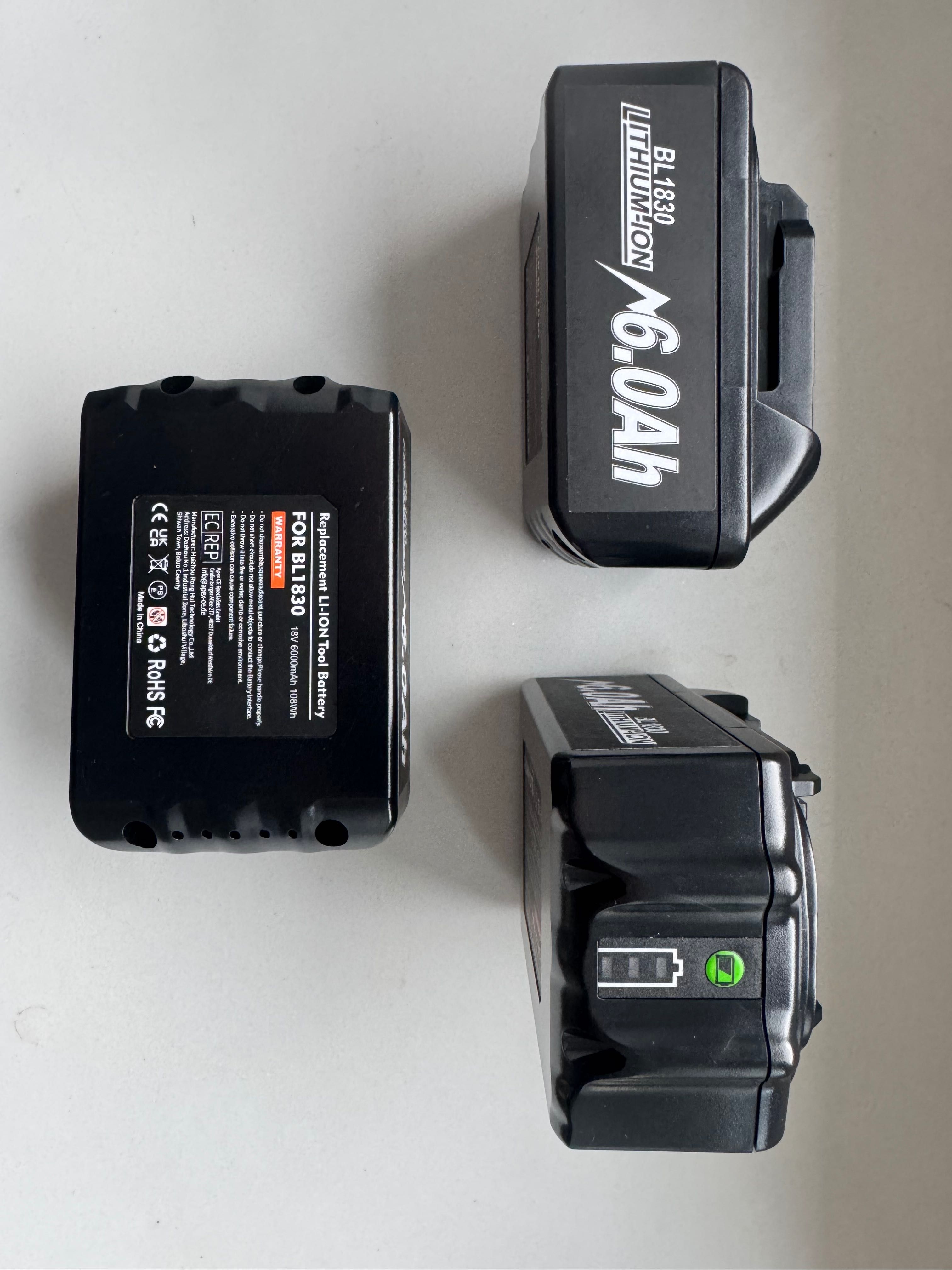 Baterią Makita zamiennik 18v 6.0 ah