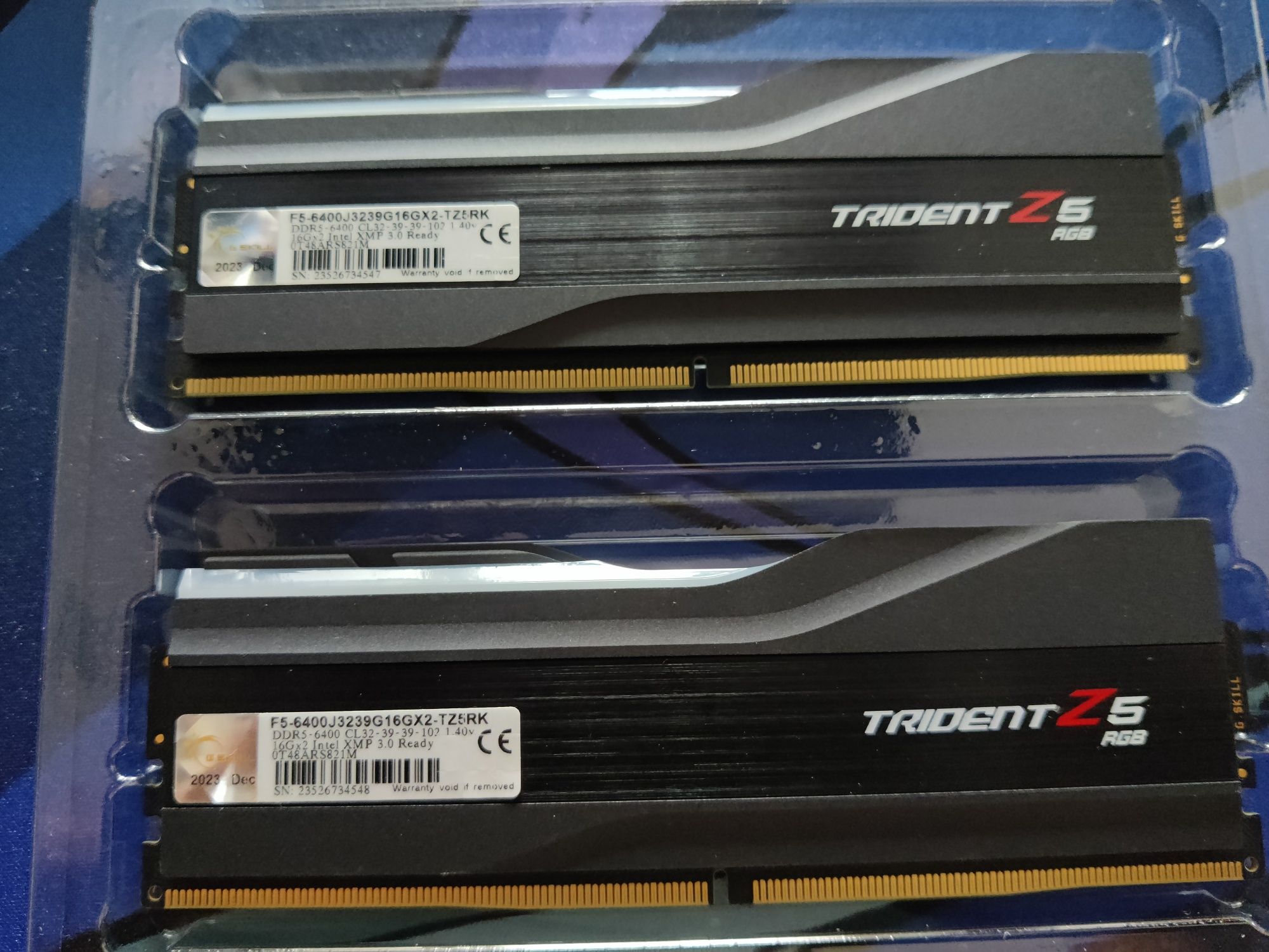 Gskill Trident z5 6400mhz cl32 RGB 2x16