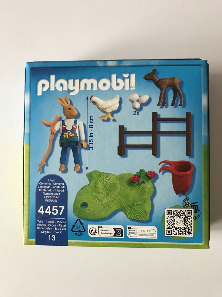 PLAYMOBIL 4457 Zajączek z sarenką Wielkanoc jajka