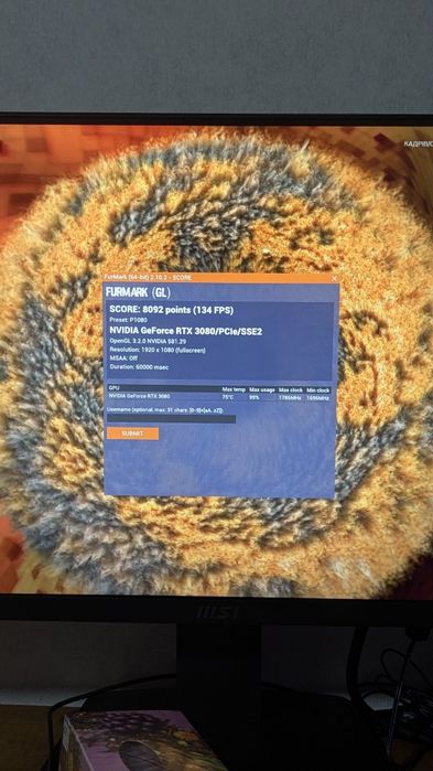 видеокарта msi rtx 3080 10gb ventus 3