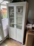 Witryna biała ikea hemnes