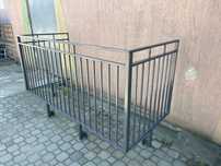 Balustrada Balkonowa Metal+ Ocynk + Kolor RAL 7024 TRWAŁA NIERDZEWNA