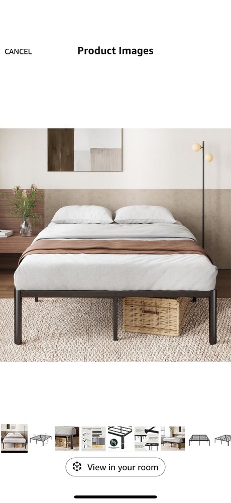 Cama fácil de montar em 15 minutos