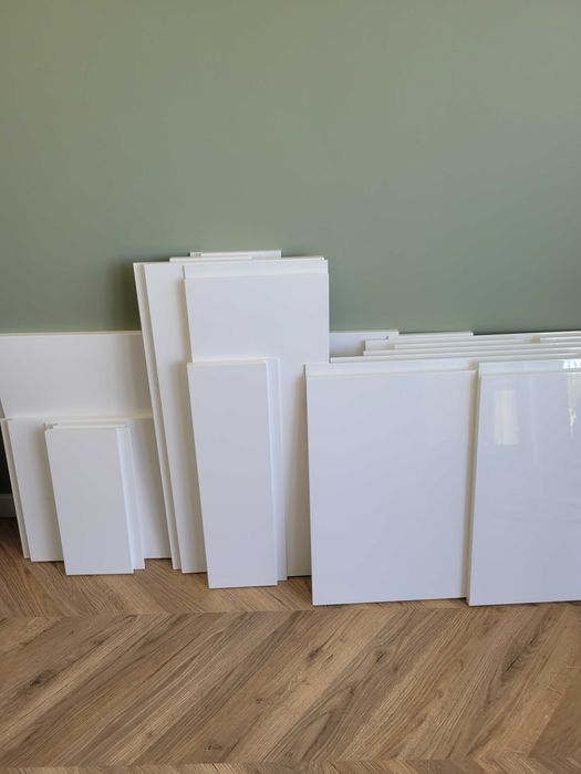 Fronty Ikea Voxtorp biały połysk