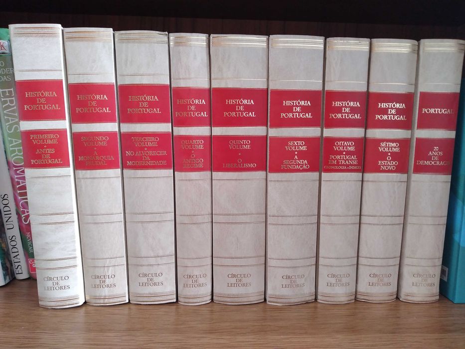 História de Portugal, de José Mattoso, 9 volumes