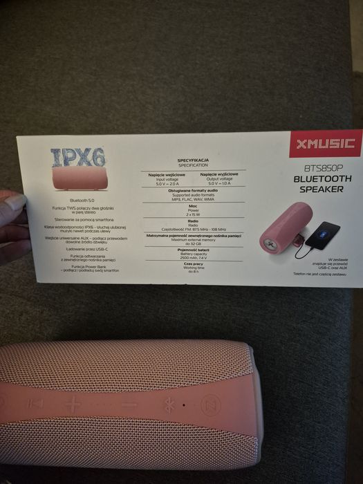 Nowy głośnik bluetooth