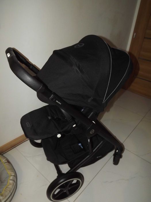 Cybex balios s lux 2.0 moon black 3w1 JAK NOWY baza Cybex na 2 fotele