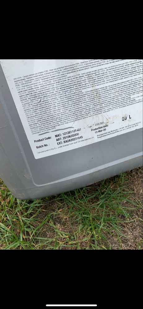 Olej gulf HT TO-4 10w nowy 2x20L
