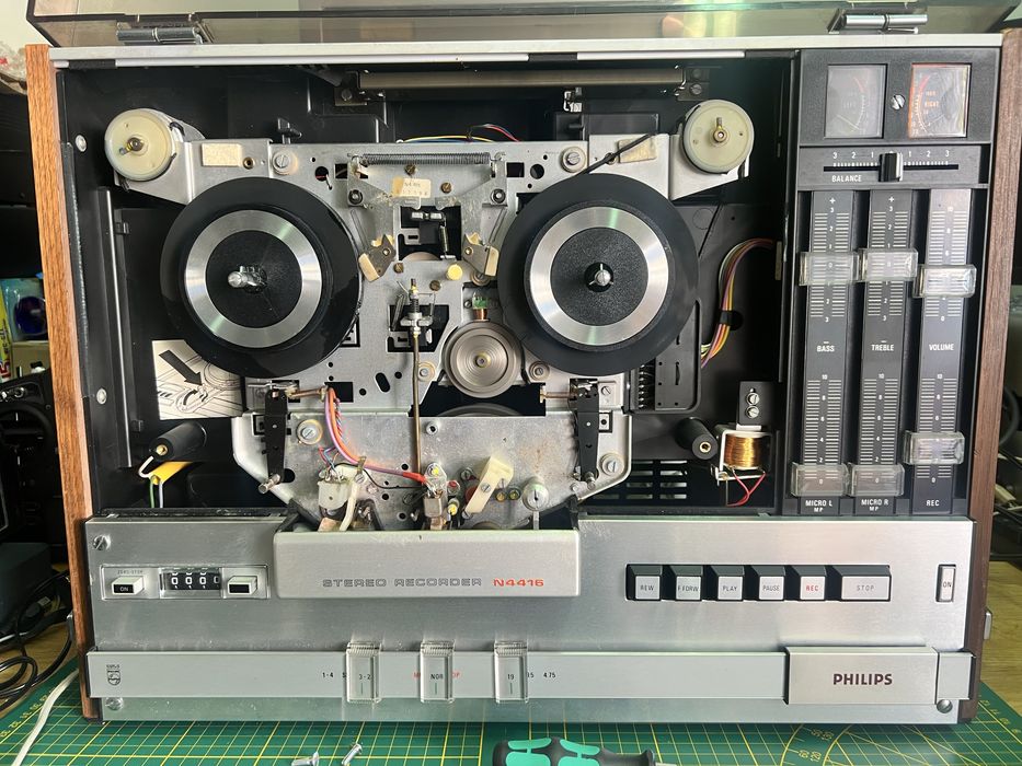 Philips  N 4416 , magnetofon szpulowy