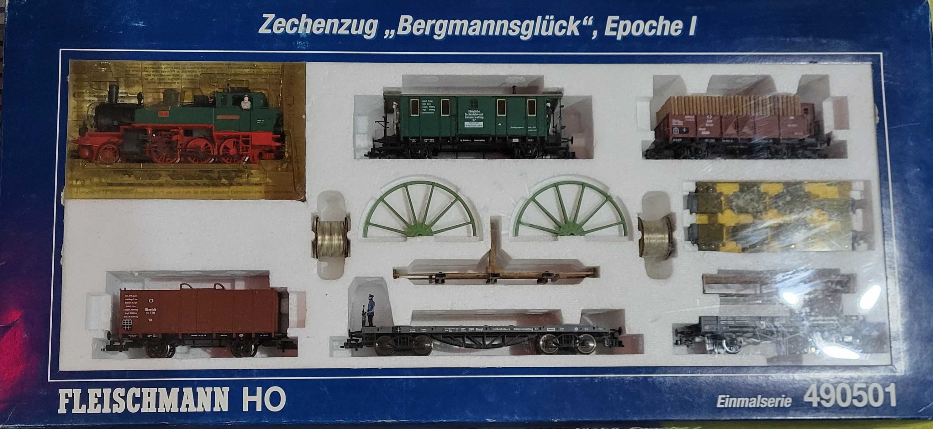 Fleischmann HO 490501 DCC Limitowany pociąg górniczy z I epoki.