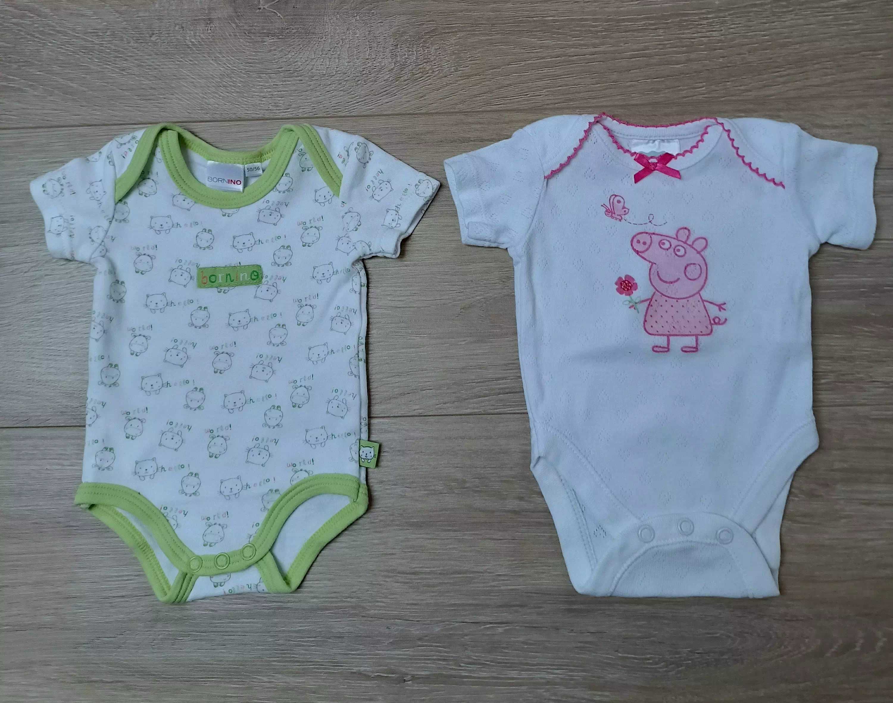 Body krótki rękaw x2 zwierzęta Peppa 'Bornino' 'Peppa Pig' 50/56