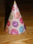 Party Time Czapeczki urodzinowe papierowe Kraft Balloons Zestaw 6 szt